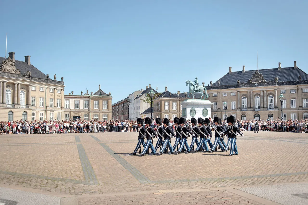 Watching the Guard at Copenhagen's Amalienborg in September